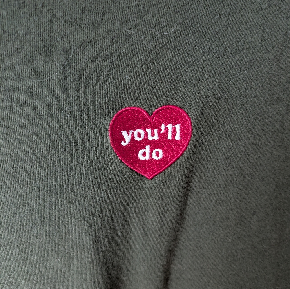 KARSSEN Green Graphic T-Shirt "You'll Do"-Small - Picture 4 of 4